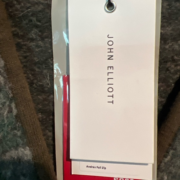 John Elliott Andres full zip cardigan jacket Sz medium - Picture 2 of 3